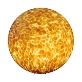 Besa Sphere Series 11 3/8 High Amber Cloud Accent Lamp