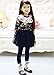 Romapig Winter Kids Girls Lace Flowers 3-7 Years Legging Pant Pink (6, Navy Blue)