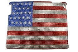 American National Flag USA Bling Rhinestone iPad 2 Case for Apple iPad 2