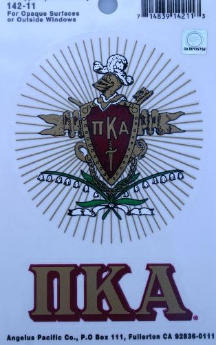 Pi Kappa Alpha - Crest Decal