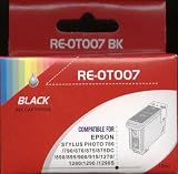 set of two compatible epson t007 black inkjets for epson stylus 780..