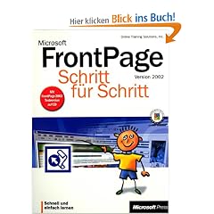 Frontpage 2002 Schritt f�r Schritt.