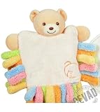 Plume Collection Doudou Bear with Fringe