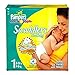 Pampers Swaddlers Diapers, Size 1, 20 Count Pack of 4 (Total of 80 Pampers)