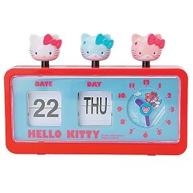 Sanrio Hero Hello Kitty Alarm Clock With Calendar