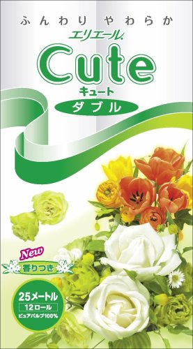 Cover image : エリエール トイレットティシュー キュート 12R(ダブル)