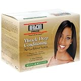 African Pride Miracle Deep Conditioning No-Lye Relaxer System, Regular (Pack of 3)