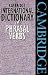 Book Cambridge International Dictionary of Phrasal Verbs (Dictionary)