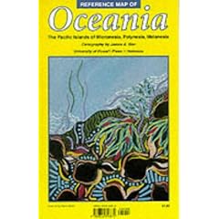 Reference Map of Oceania: The Pacific Islands of Micronesia, Polynesia, Melanesia (Map)