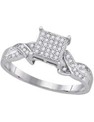 0.15CTW-DIA MICRO-PAVE RING
