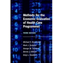 Methods for the Economic Evaluation of Health Care Programmes