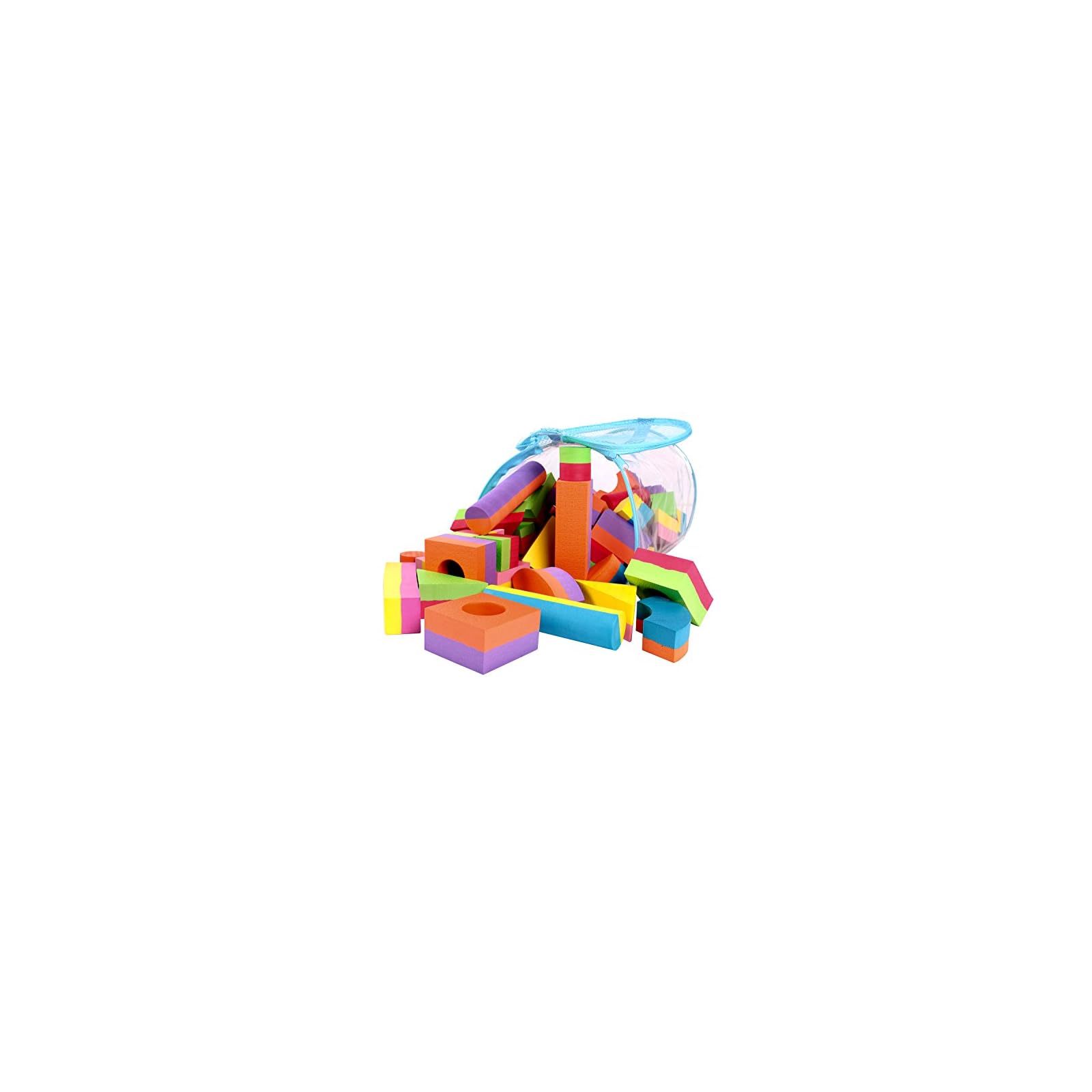 Click N' Play Nontoxic Foam Blocks, Building Block and Stacking Block