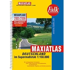 Falk Maxiatlas Deutschland im Superma�stab 1:150 000 - 2005/2006 (Spiralbindung)