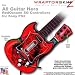 Big Kiss Black on Red Skin by WraptorSkinz TM fits All Sony PS2 Guitar Hero SG Guitar Controllers (GUITAR NOT INCLUDED)