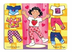 Girl Dress Up Mix N Match Peg Puzzle