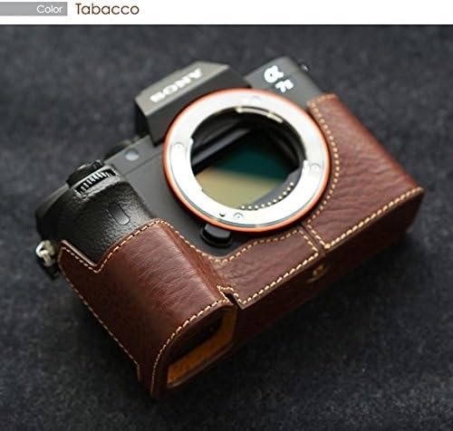 Dignis Padro Sony a7II / a7R II Half Leather Case With Free Gift (Hood Protector) in Tabaco
