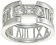 925 Sterling Silver Roman Numeral CZ Ring