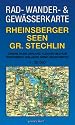 Rheinsberger Seen, Gro&szlig;er Stechlin 1 : 35 000 Rad-, Wander- und Gew&auml;sserkarte: Mit Canow, Kleinzerlang, Flecken Zechlin, Rheinsberg, Dollgow, Menz, Neuglobsow