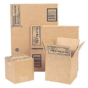 Corrugated Shipping Storage Box, 200 Lb Capacity, Kraft, 6x6x6, 12 Bundle DUCCB7N by