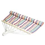 Outdoor Living : Seaside Stripes Canvas Hammock