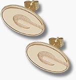 Georgia Bulldogs 3/8 G Post Earrings - 10KT Gold Jewelry
