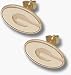 bulldog33 - Georgia Bulldogs 38 G Post Earrings Gold Plated