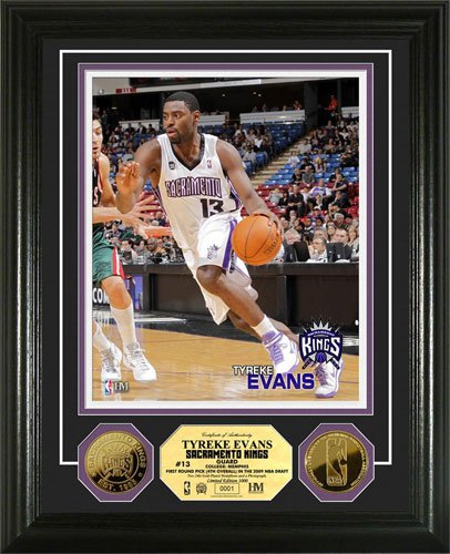 Sacramento Kings Tyreke Evans 24KT Gold Coin Photomint