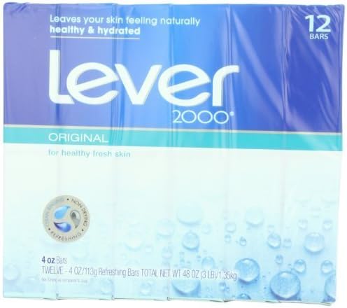 Lever 2000 Moisturizing Bar, Perfectly Fresh Original , 12 Count (Pack of 2) by Lever 2000 [Beauty]
