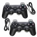 2 PACK OF PLAYSTATION 3 / PS3 DUAL SHOCK WIRED CONTROLLER JOYPAD, SONY COMPATIBLE - Hi-TEC ESSENTIALS