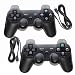 2 PACK OF PLAYSTATION 3 / PS3 DUAL SHOCK WIRED CONTROLLER JOYPAD, SONY COMPATIBLE - Hi-TEC ESSENTIALS