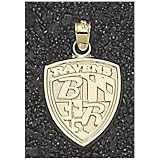 LogoArt Baltimore Ravens 10K Gold Team Shield Pendant