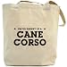 Canvas Tote Bag Beige  Proud Parent Of Cane Corso  Dog