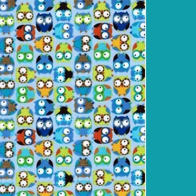 Lunapads Washable Cotton Menstrual Pads Mini Pantyliner - 2 Pack (Sweet Hoots)