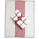 Tadpoles Basics Red Gingham Burping Cloths - 3-pk.