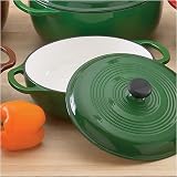 Lodge Color Enamel 3-Quart Dutch Oven, Emerald