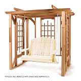 Western Red Cedar - Garden Arbor Pergola
