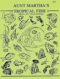Tropical Fish Aunt Martha's Hot Iron Embroidery Transfers Booklet