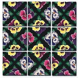 Scramble Squares: Pansies