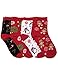 Caramel Cantina Big Girls Christmas Socks (4 Pack)