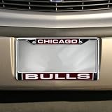 Rico Chicago Bulls Team Laser Chrome License Plate Frame