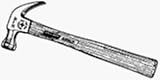 Vaughan-Bushnell D010 Wood Handle Hammer