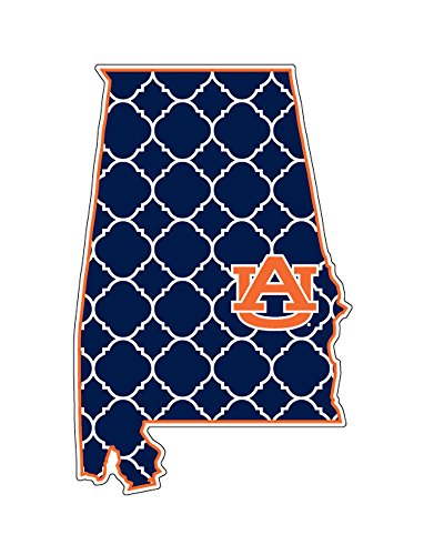 Auburn Tigers State Decal - Quarterfoil
