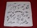 2010 San Francisco Giants Team Autographed Full Size Gigantes Logo Base, Proof Photos of the Giants Signing for Us.