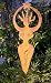 Metal Yard Sculpture Wishing Goddess Garden Stake