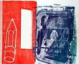 Best Buddies, 1992 Art Print Poster By Robert Rauschenberg, 33.25  x 27 
