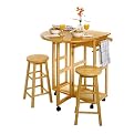 Breakfast Cart with 2 Stools