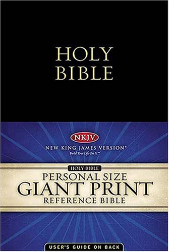 Personal Size Giant Print Reference Edition under Large Print in The Books Store