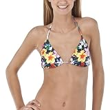 Xhilaration® Juniors Floral Print Triangle Swim Top - Multicolor