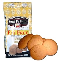 Sante Fe Farms Fat Free Ginger Cookies, 7 oz bags