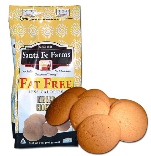 Childrens Toyshop  Gourmet Food : Sante Fe Farms Fat Free Ginger Cookies, 7 oz bags